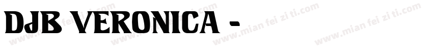 DJB VERONICA 字体转换